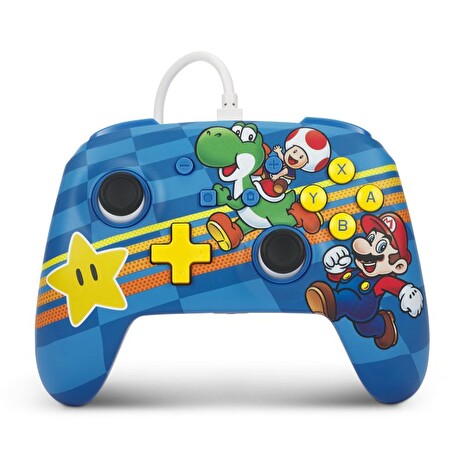 PowerA Enhanced Kabelový ovladač pro Nintendo Switch - Super Mario Mushroom Kingdom Friends