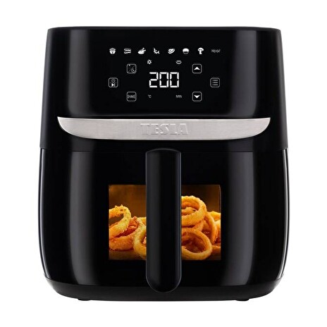 TESLA AirCook Q55 XL Promultifunkční digitální horkovzdušná fritéza (černá barva)