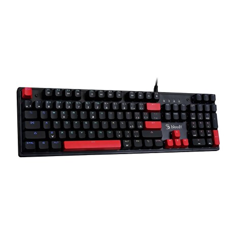A4tech Bloody S510R mechanická herní klávesnice,RGB podsvícení, Red Switch, USB, CZ, černá