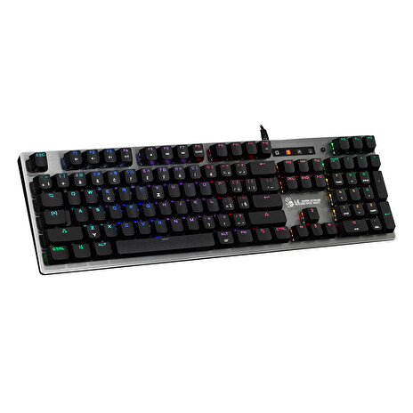 A4tech Bloody B760 mechanická herní klávesnice, podsvícená, Green Switch, USB, CZ, černá