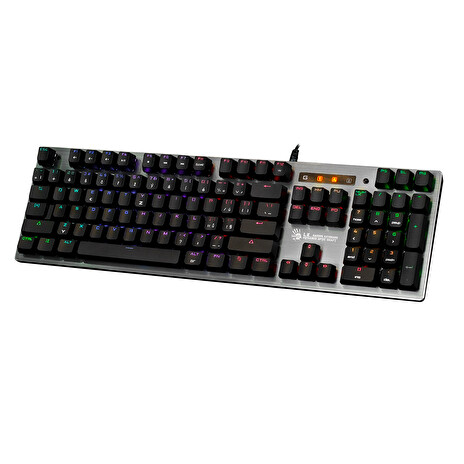 A4tech Bloody B760 mechanická herní klávesnice, podsvícená, Black Switch, USB, CZ, černá
