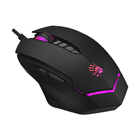 A4tech Bloody V8M Max, RGB podsvícená herní myš, 12000 DPI, USB, Černá