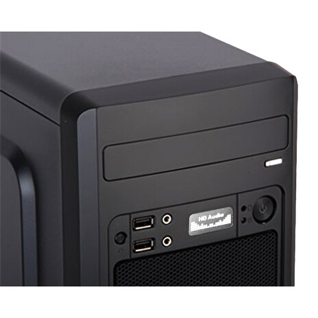 EVOLVEO M2, case mATX, 2x USB2.0 / 1x USB3.0 / 2x 120mm LED / 1x 140mm/ černý