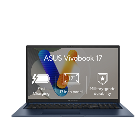 ASUS Vivobook 17 - i3-1315U/8GB/512GB SSD/17,3"/FHD/IPS/2y PUR/Win 11 Home/modrá