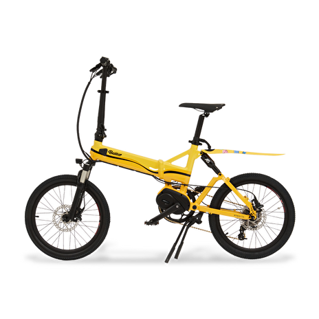 Elektrokolo KEBIKE BTS máslová žlutá skládačka středový motor integr. bat.36 V/10,5Ah