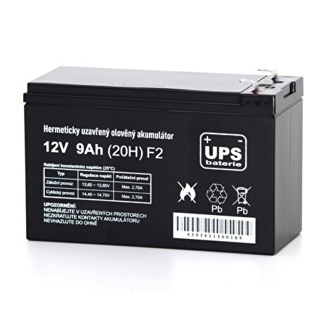 UPS baterie 12V 9Ah F2