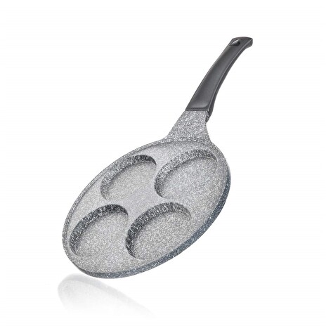 Pánev Banquet na 4 lívance s nepřilnavým povrchem Granite Grey 26 cm
