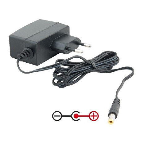 AVACOM Napájecí adaptér univerzální 7,5V 1,6A 12W konektor 5,5mm x 2,1mm plus pól uprostřed