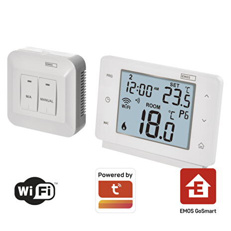 EMOS GoSMART progr. termostat- bezdrátový P56211