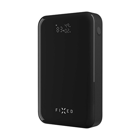 Powerbanka FIXED Zen 20 Pro s LCD displejem a výstupem 130W, 20 000 mAh, černá