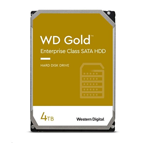 WD GOLD WD4004FRYZ 4TB SATA/ 6Gb/s 256MB cache 7200 ot., CMR, Enterprise