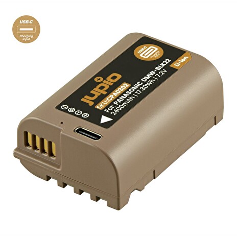 Baterie Jupio DMW-BLK22 *ULTRA C* 2400mAh s USB-C vstupem pro nabíjení