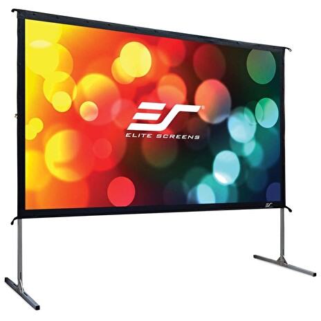ELITE SCREENS plátno mobilní outdoor stativ 110" (279,4cm)/ 16:9/ 137,2×243,8cm/ hliníkový rám/ gain 1.1/ CineWhite