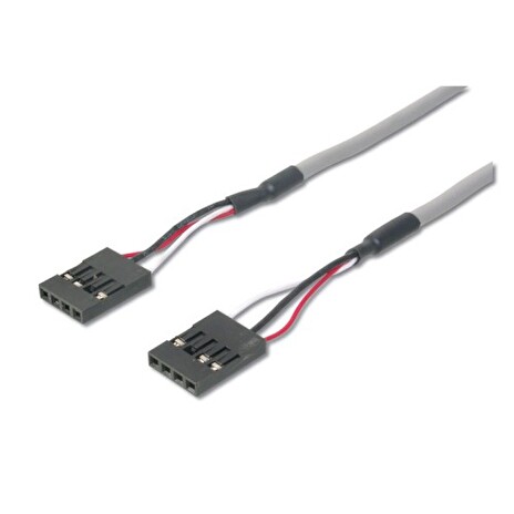 Digitus CD Audio Cable, 2 X 4 Pin F 2,54 mm 3 Wire, 0,5m