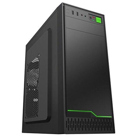 EUROCASE MidT ML N6-500B / bez zdroje / 2x USB 3.0 / černá