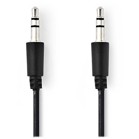 NEDIS kabel jack 3,5 mm - jack 3,5 mm/ černý/ bulk/ 1m