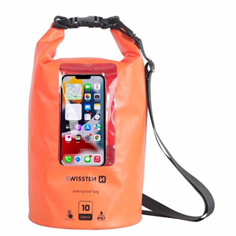 SWISSTEN VODOTĚSNÉ POUZDRO SWISSTEN WATERPROOF ORANŽOVÉ(10L)
