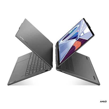 Lenovo YOGA 7 14ARP8 Ryzen 7 7735U/16GB/SSD 1TB/14"/2,8K/OLED/sklo/400nitů/touch/Pero/3r Onsite/WIN11 Home/šedá