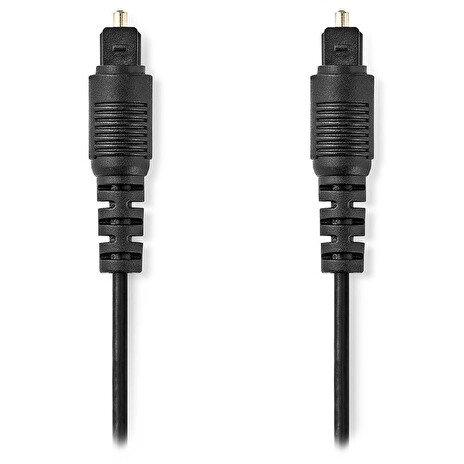 NEDIS optický audio kabel/ TosLink zástrčka - TosLink zástrčka/ černý/ bulk/ 10m