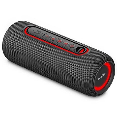 NEDIS reproduktor/ 2.0/ výkon 30 W/ Bluetooth/ AUX/ USB-C/ USB/ černý