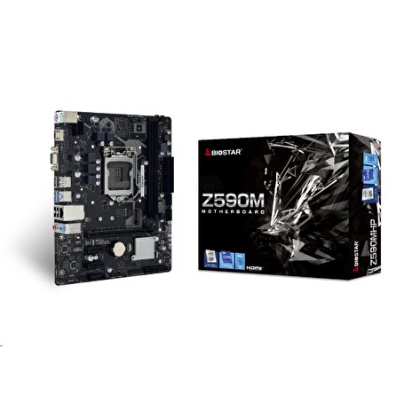 BIOSTAR MB Z590 Socket 1200 2xDDR4 1 x HDMI Port 1 x VGA Port 4 x SATA III