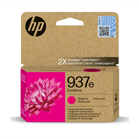 HP Ink Cartridge 937e EvoMore/Magenta/1650 stran