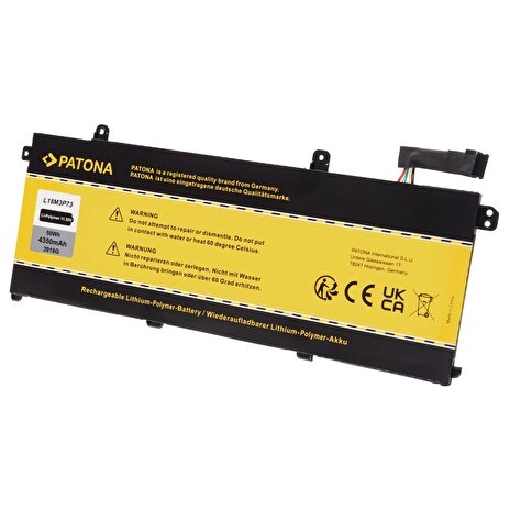 PATONA baterie pro ntb LENOVO Thinkpad P43S/T490 4350mAh Li-Pol 11,55V