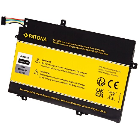 PATONA baterie pro ntb LENOVO Thinkpad L480/L580/L590 4100mAh Li-Pol 11,1V