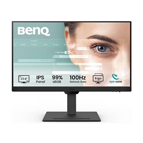 BenQ LCD GW2490T 23,8" IPS/1920×1080/100Hz/5ms/DP/2xHDMI/Jack/VESA/Repro/Flicker-free/Low Blue Light