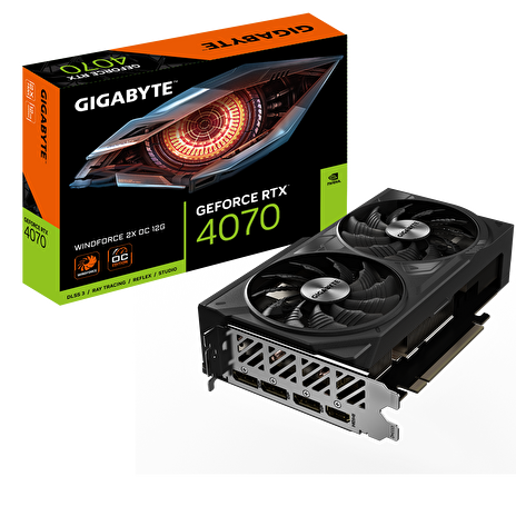 GIGABYTE RTX™ 4070 WINDFORCE 2X OC 12G/OC/12GB/GDDR6x