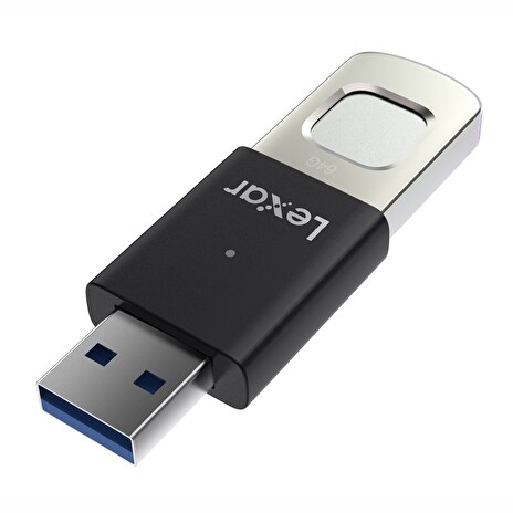 Lexar flash disk 64GB - Fingerprint F35Pro USB 3.2 (čtení/zápis: 300/150MB/s)