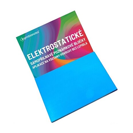 SYMBIO elektrostatické poznámkové bločky Symbionotes/ 70x100 mm/ modré/ 100 pack