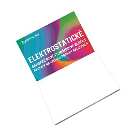 SYMBIO elektrostatické poznámkové bločky Symbionotes/ 70x100 mm/ bílé/ 100 pack