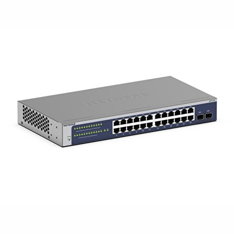 Netgear 24-Port Gigabit Ethernet Smart Switch with 2 SFP Ports - GS724Tv6