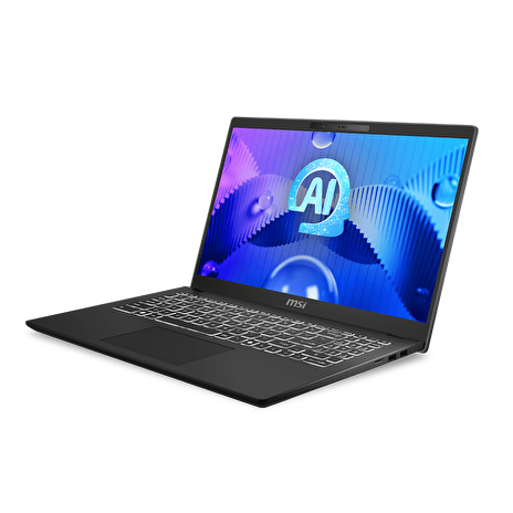 MSI Modern 15 H AI C1MG-063XCZ/Core Ultra 5 125H/16GB/1TB SSD/15.6" FHD IPS/Bez OS/černá