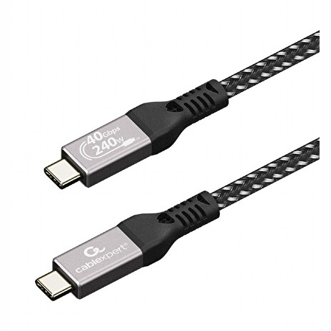GEMBIRD Premium USB-C typ 4 40 Gb/s 240W 1,5M PD
