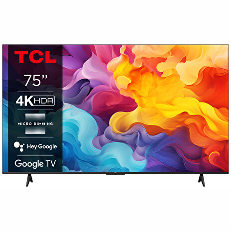 TCL 75P655 SMART TV 75" LED/4K UHD/Direct LED/3xHDMI/USB/LAN/GoogleTV