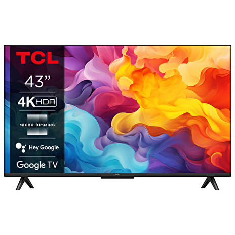TCL 43P655 SMART TV 43" LED/4K UHD/Direct LED/3xHDMI/USB/LAN/GoogleTV