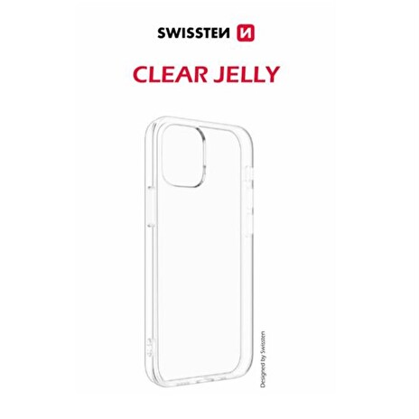 SWISSTEN CLEAR JELLY POUZDRO PRO IPHONE 16 PRO MAX TRANSPARENTNÍ
