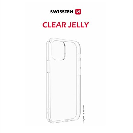 SWISSTEN CLEAR JELLY POUZDRO PRO IPHONE 16 TRANSPARENTNÍ