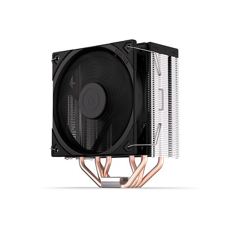 Endorfy chladič CPU Fera 5 Black/ ultratichý/ 120mm fan/ 4 heatpipes / PWM/ pro Intel i AMD