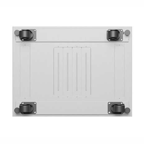 LANBERG Volně stojící skříň 19" 42U/600x800 LCD skleněné dveře šedá