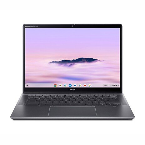 Acer Chromebook Plus Spin 514/CP514-4HN-36VY/3-100U/14"/WUXGA/T/8GB/256GB SSD/UHD/Chrome/Gray/2R