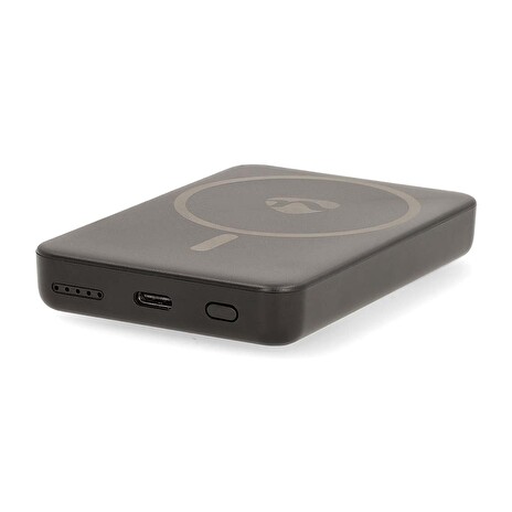Nedis UPBKW15W5000BK - Powerbanka | 5000 mAh | Bezdrátové nabíjení / Výstup1x USB-C | Vstup1x USB-C | PD3.0 20W
