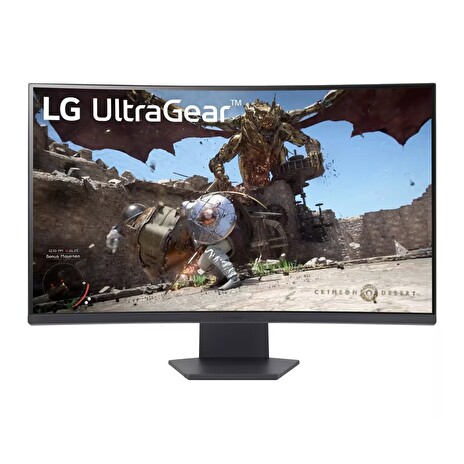 LG monitor 32GS60QC-B VA 31,5"/ 2560x1440 / 180Hz/ 300cdm / 1ms/ 3000:1/DP/HDMI/ černý