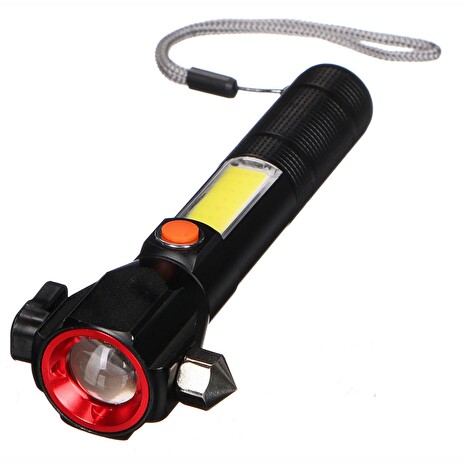 Svítilna Sixtol do auta bezpečnostní s magnetem CAR LAMP SAFETY, 300 lm, COB LED, USB