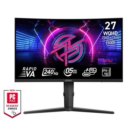 MSI MPG/275CQRXF/27"/VA/QHD/240Hz/0,5ms/Black/3R