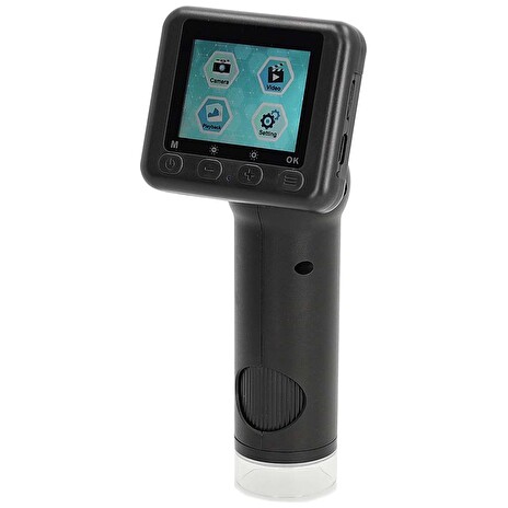 NEDIS mikroskopická kamera/ 1080p@30fps/ 48 MPixel/ zvětšení 8 x/ zvětšení 500 x/ display 2 "/ USB-C/ USB-A/ černá