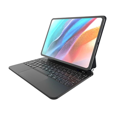 Pouzdro FIXED s bezdrátovou klávesnicí s magnetickým uchycením Typee pro Apple iPad Pro 11" a iPad Air 10.9", CZ, černé