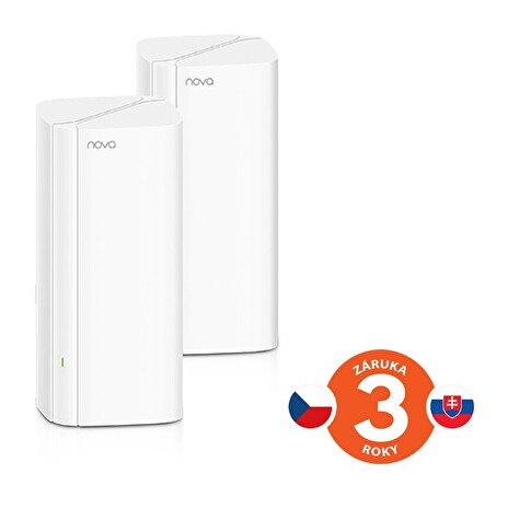 Tenda Nova EX12 (2-pack) WiFi6 AX3000 Mesh Gigabit system, 6xGLAN/GWAN, WPA3, VPN, SMART CZ aplikace